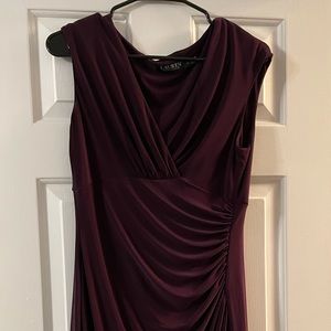 Ralph Lauren Plum Dress - Size 10
